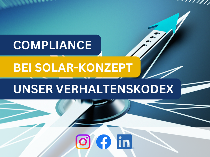 Compliance - Der solar-konzept Verhaltenscodex