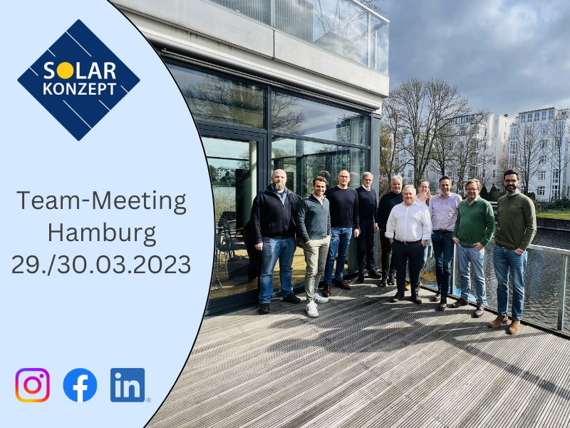 Team-Meeting solar-konzept in Hamburg am 29./30.03.2023