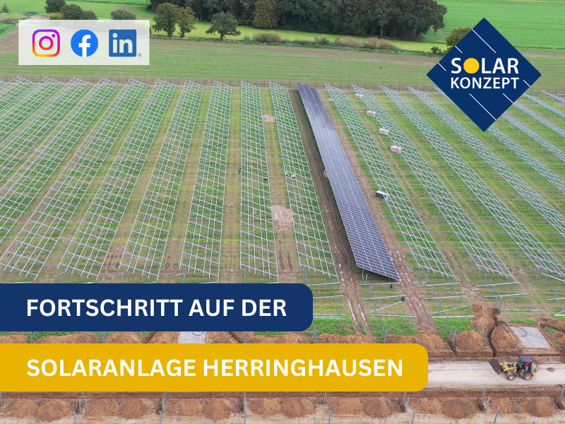 Fortschritt Solaranlage Herringhausen