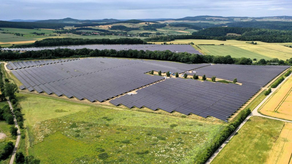 unsere PV-Freiflächenanlage in Friedland